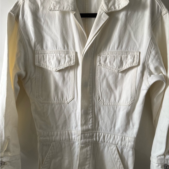 Citizens of Humanity ecru off white Marta Utility Jumpsuit XS - Picture 11 of 14